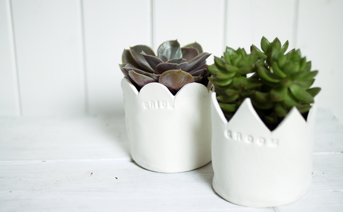 DIY: Blumentopf aus Ton | we love handmade