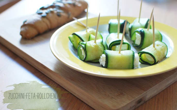 Zucchini-Feta-Röllchen | we love handmade