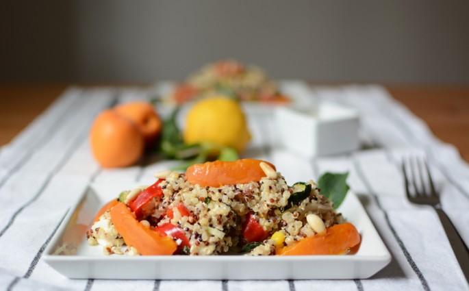 Quinoa-Marillen-Salat | we love handmade