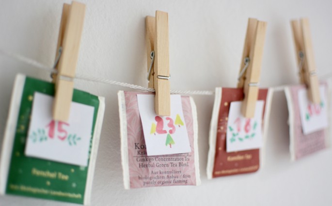 DIY: Tee-Adventkalender | we love handmade