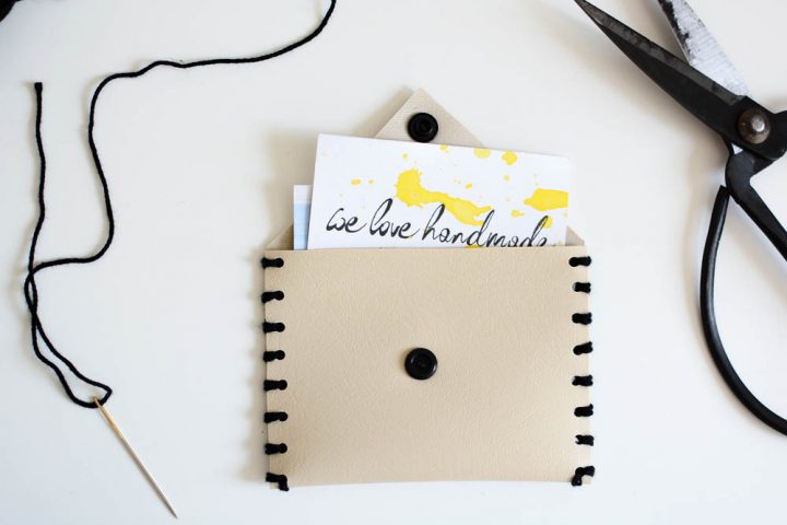 Leder-Täschchen DIY | we love handmade