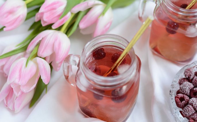 Raspberry Lemonade: Drink-Rezept | we love handmade