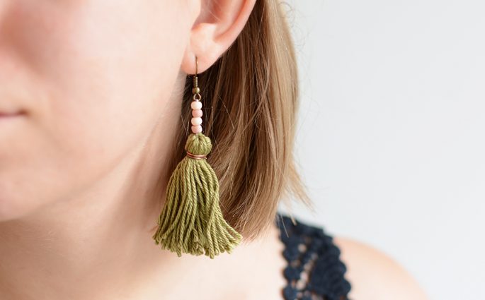 Tassel-Ohrringe | we love handmade