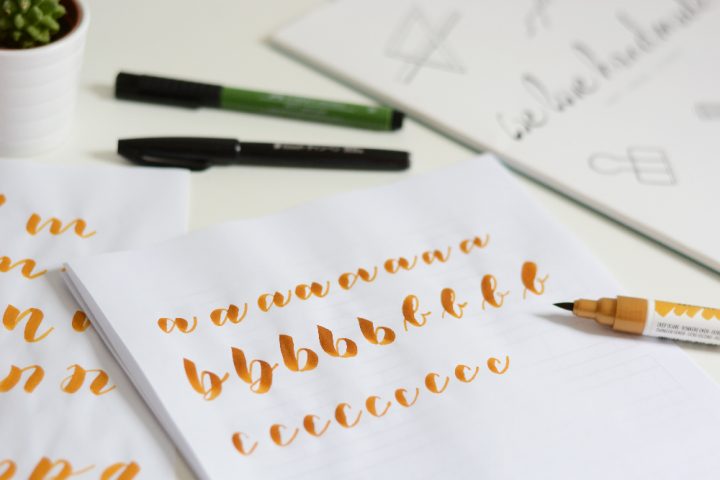 Brush Lettering Workshop | we love handmade