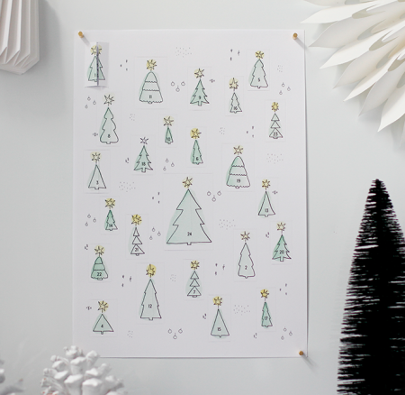 DIY: Adventkalender zum Ausdrucken