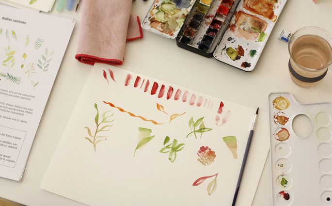 Aquarellmalerei Wien: Workshop | we love handmade