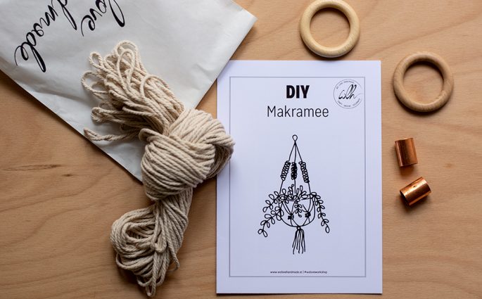 Makramee DIY-Kit für Blumenampel | we love handmade