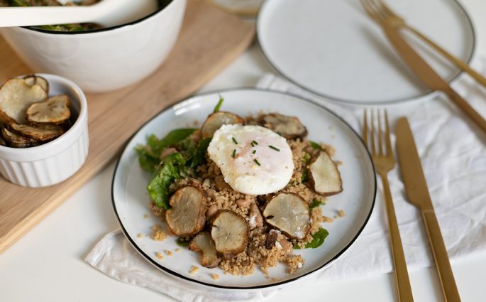 Couscous-Spinat-Salat veggie | we love handmade