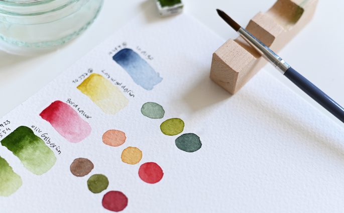 Farben mischen: Aquarellmalerei-Workshop | we love handmade