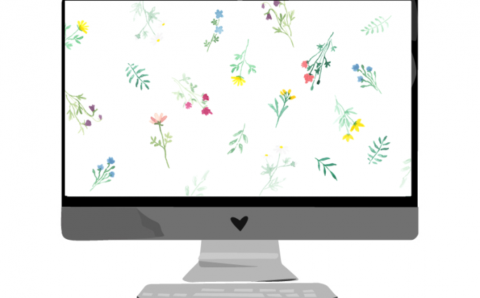 Juli-Wallpaper: Blumenwiese | we love handmade