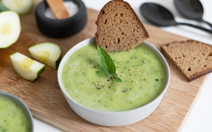 Rezept: vegane Gurkensuppe | we love handmade