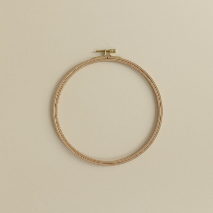 Stickring aus Buchenholz groß | we love handmade