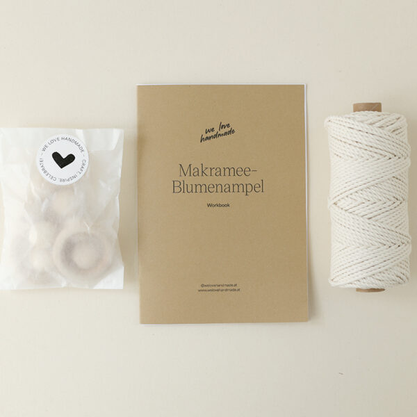 we love handmade Craft Kit: Makramee-Blumenampeln – Bild 4