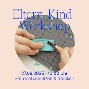 Eltern-Kind-Workshop: Stempel schnitzen und drucken in Kooperation mit Paperlatur — September 2025 | welovehandmade