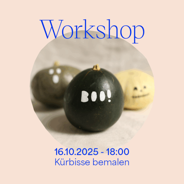 Halloween-Workshop: Kürbisse bemalen am 16. Oktober 2025 | we love handmade