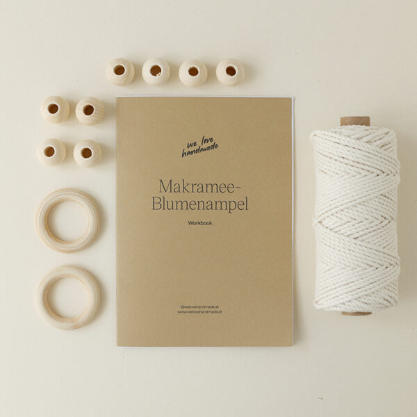 we love handmade Craft Kit: Makramee-Blumenampeln