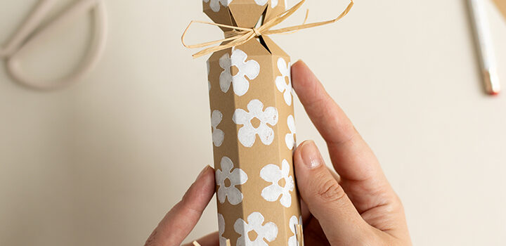 Gratis-Vorlage: Bonbon-Geschenkbox aus Papier